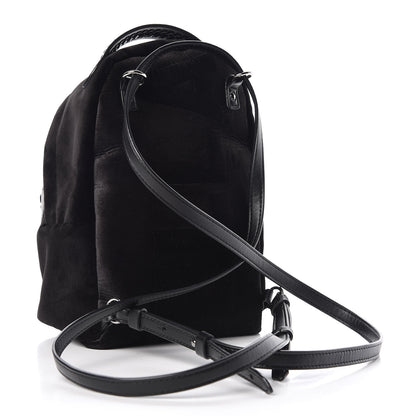 Stella McCartney Velvet Mini Falabella GO Backpack Black 3 of 9