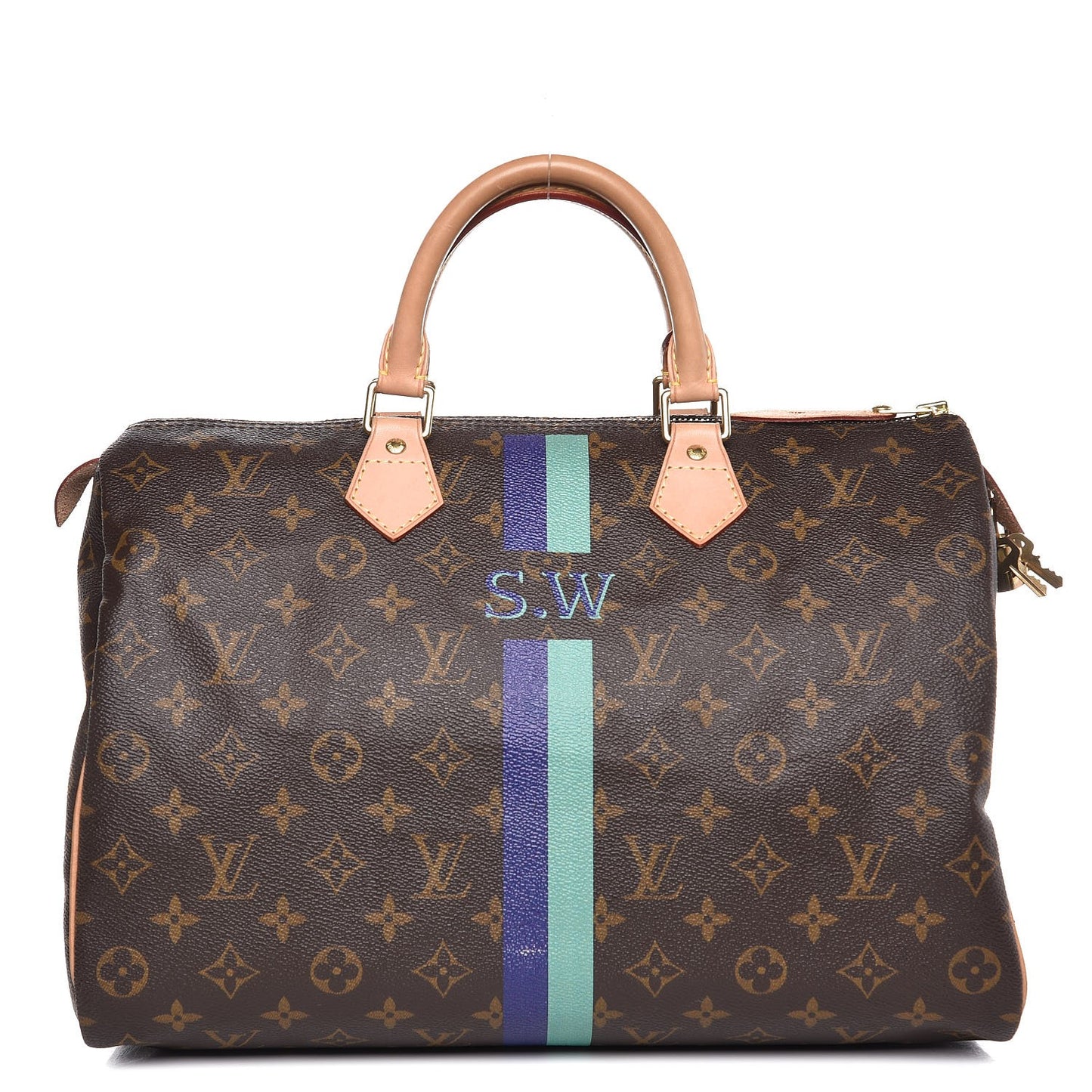 Monogram My LV Heritage Speedy 35 Violet Vert Clair