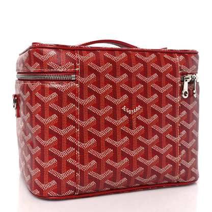 Goyard Goyardine Muse Vanity Case Red 4 of 10