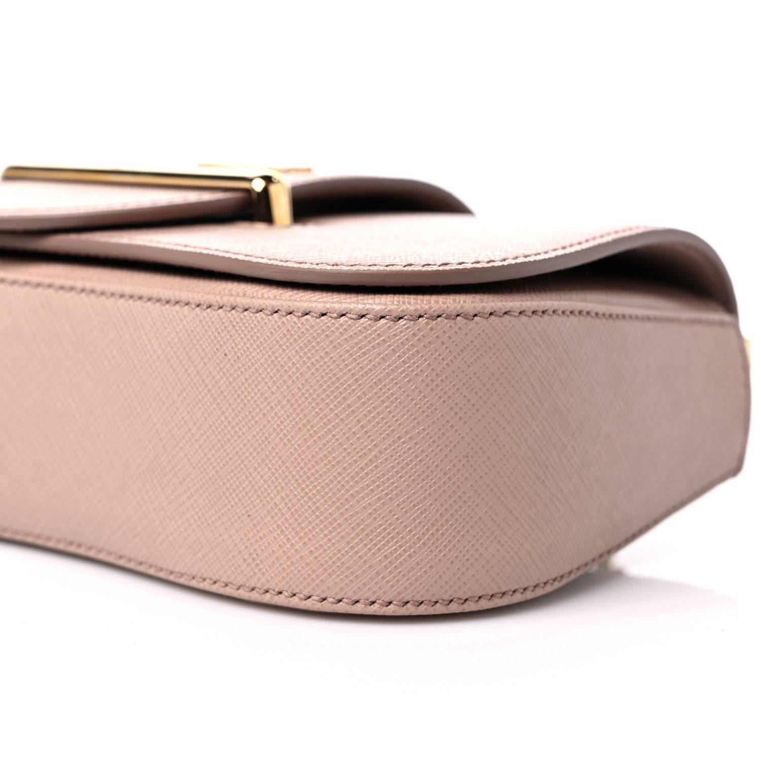 Prada Saffiano Lux Sidonie Small Chain Crossbody Bag Cipria 8 of 8