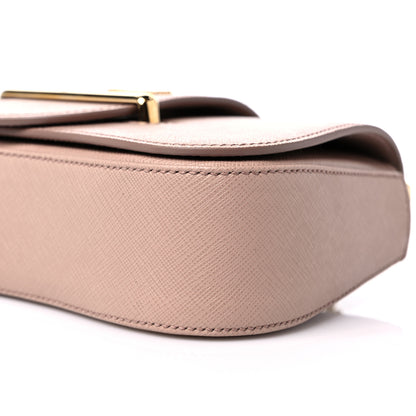 Prada Saffiano Lux Sidonie Small Chain Crossbody Bag Cipria 8 of 8