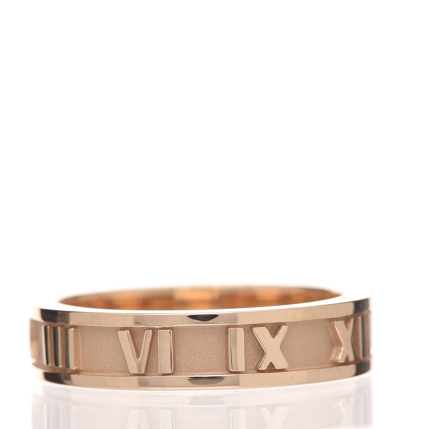 Tiffany 18K Yellow Gold Atlas Ring 49 5 3 of 7