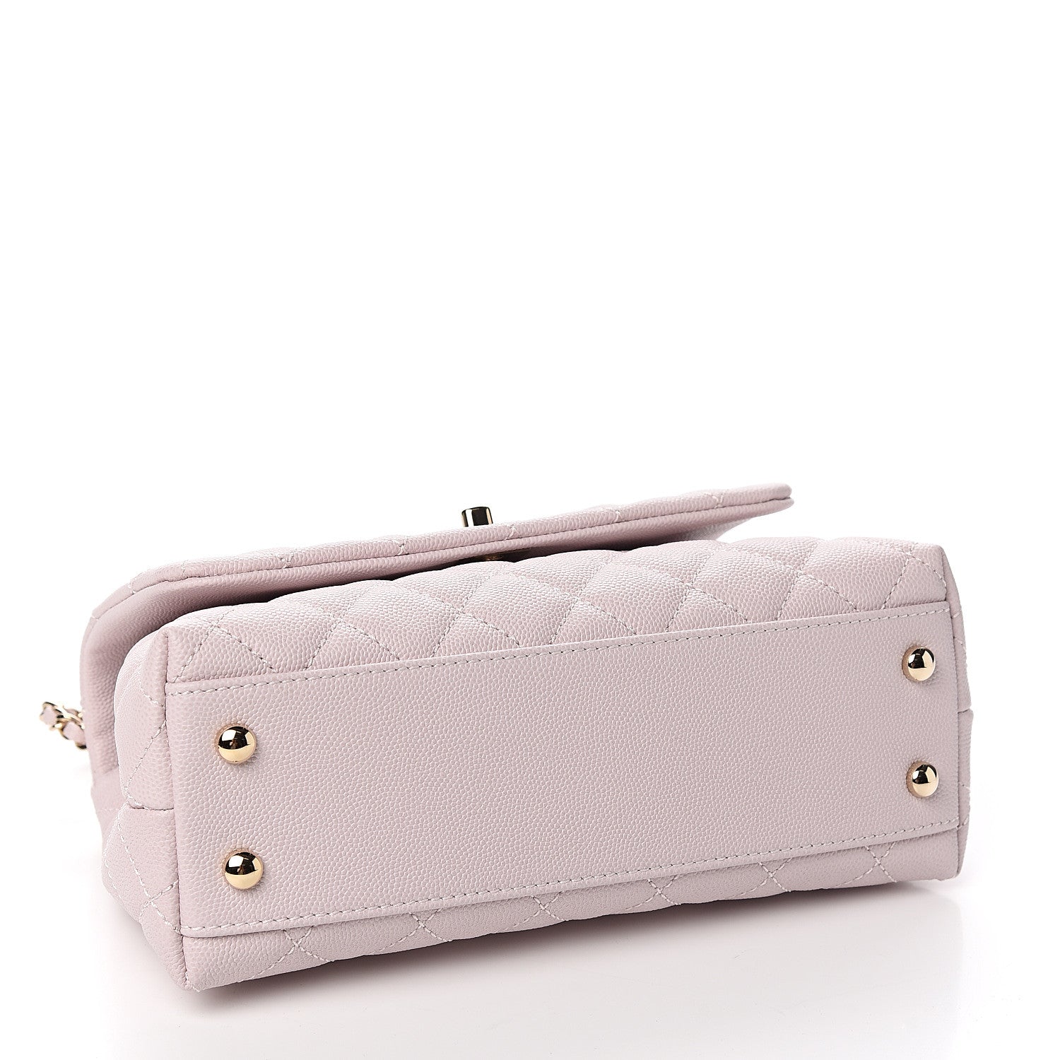 Chanel Caviar Quilted Mini Coco Handle Flap Lilas Lilac 2 of 9