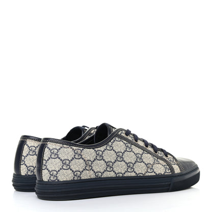 Gucci GG Supreme Monogram Mens Sneakers 7 Navy 7 of 16