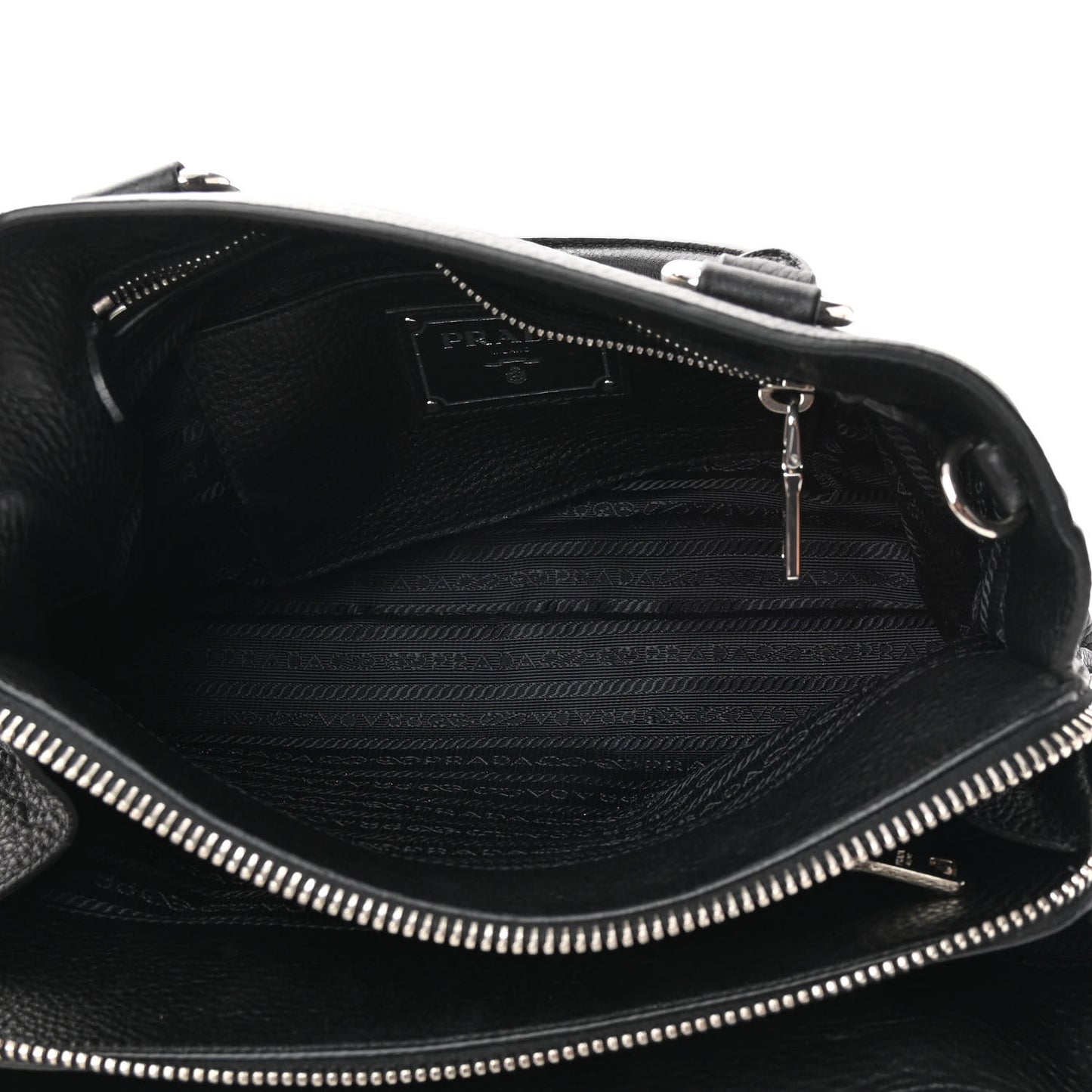 Vitello Daino Tote Black