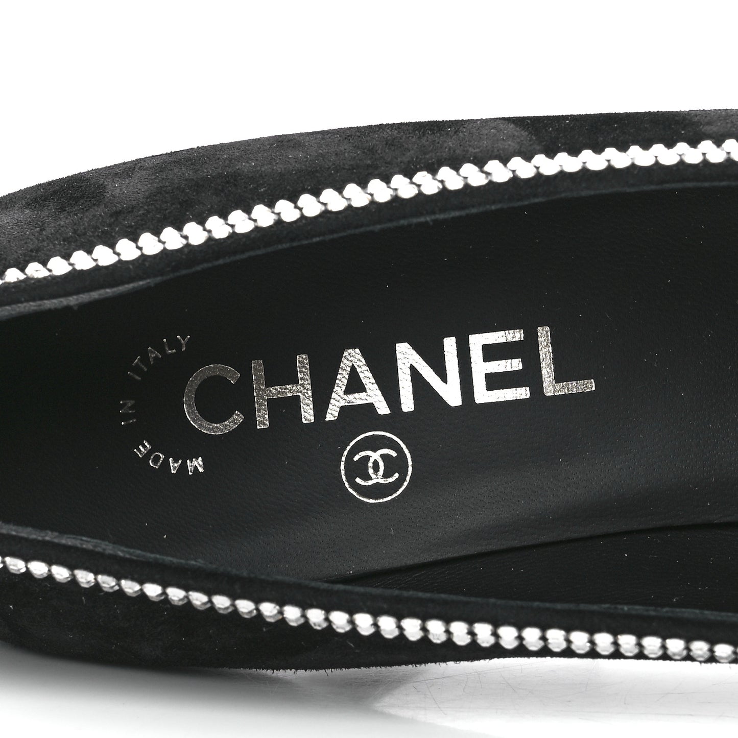 Suede Grosgrain Crystal Star Pumps 40 Black
