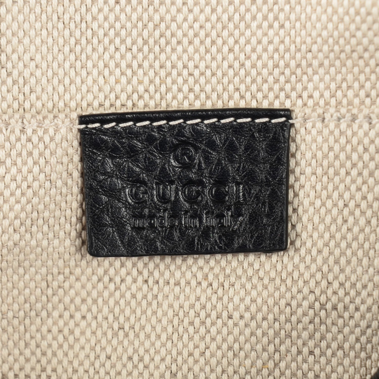 Gucci Pebbled Calfskin Studded Small Soho Disco Bag Black 7 of 8