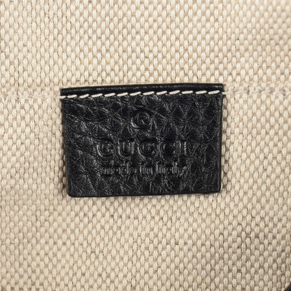 Gucci Pebbled Calfskin Studded Small Soho Disco Bag Black 7 of 8