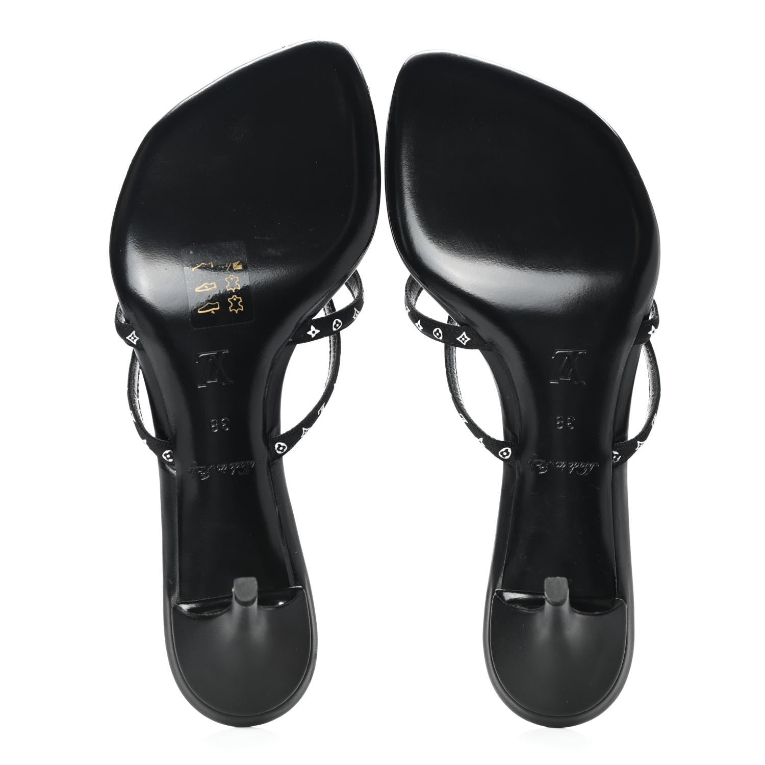 Louis Vuitton Citizen Thong Sandal 38 Black 5 of 10