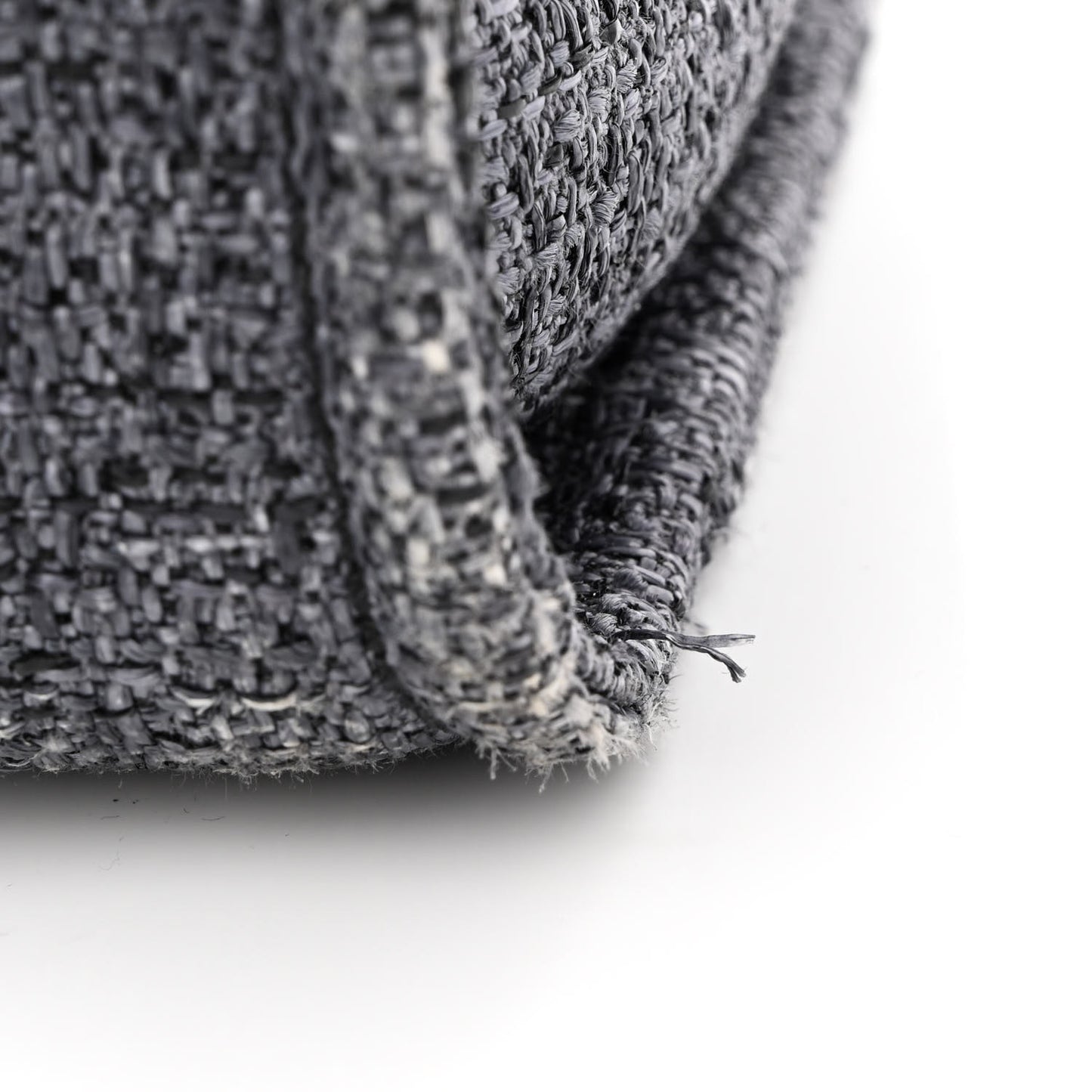 Lurex Boucle Small Deauville Tote Black