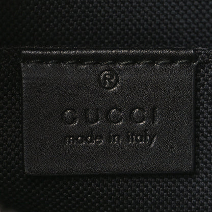 Gucci GG Supreme Monogram Web Small Flat Messenger Bag Black Grey 6 of 10