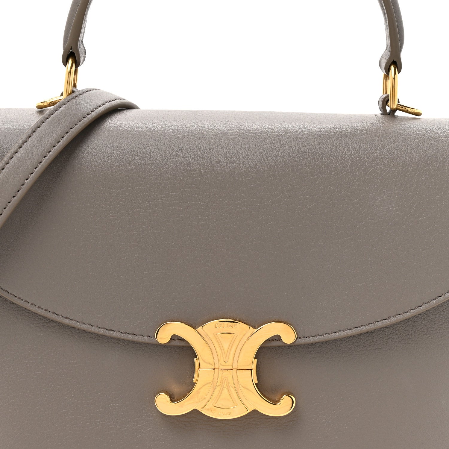 Celine Supple Calfskin Medium Nino Smoked Brown 9 of 13