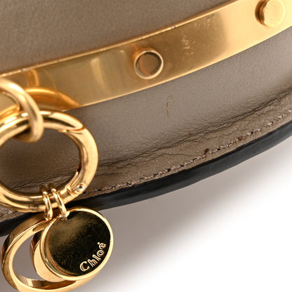 Chloe Calfskin Small Nile Bracelet Minaudiere Bag Motty Grey 13 of 15