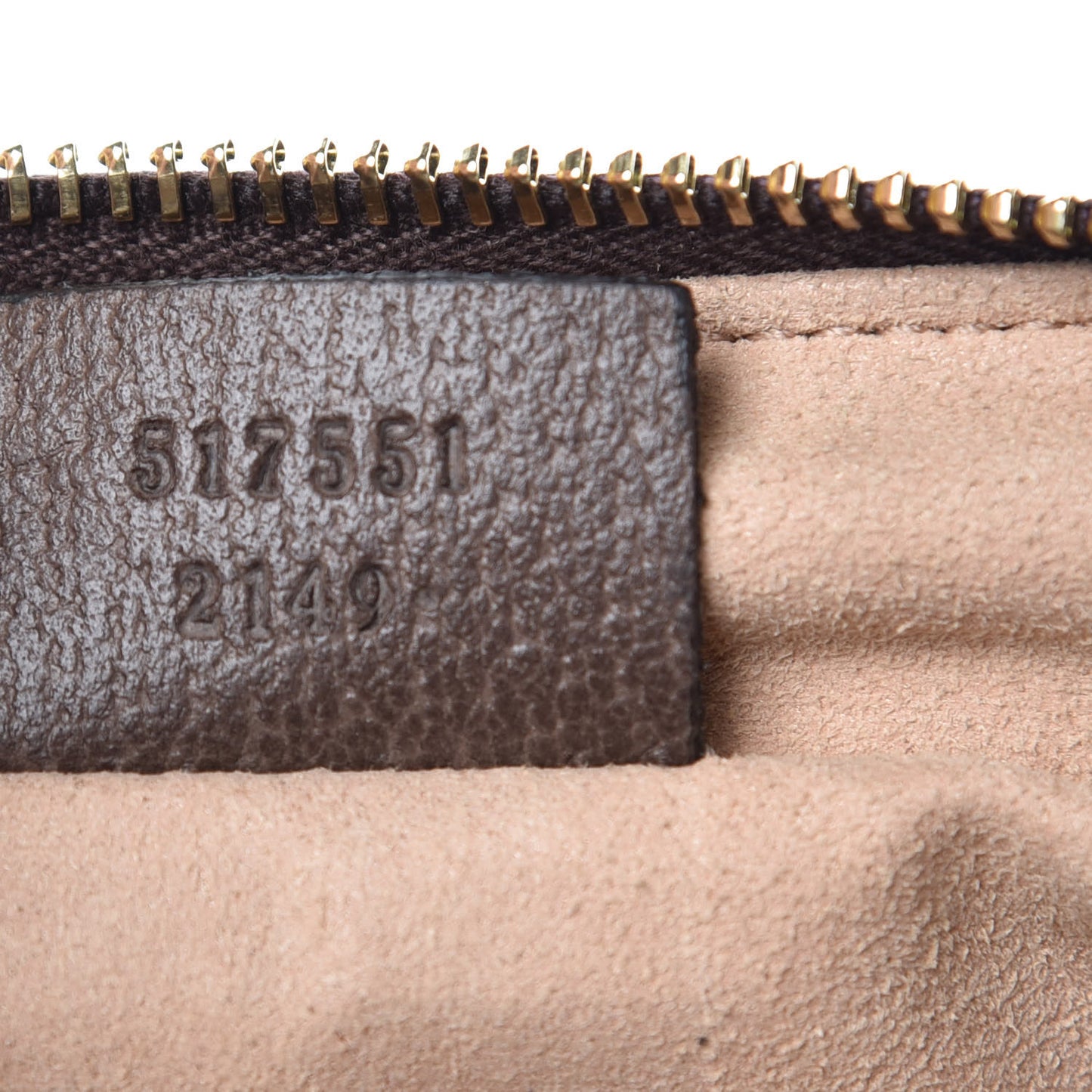 GG Supreme Monogram Large Ophidia Pouch Clutch Brown