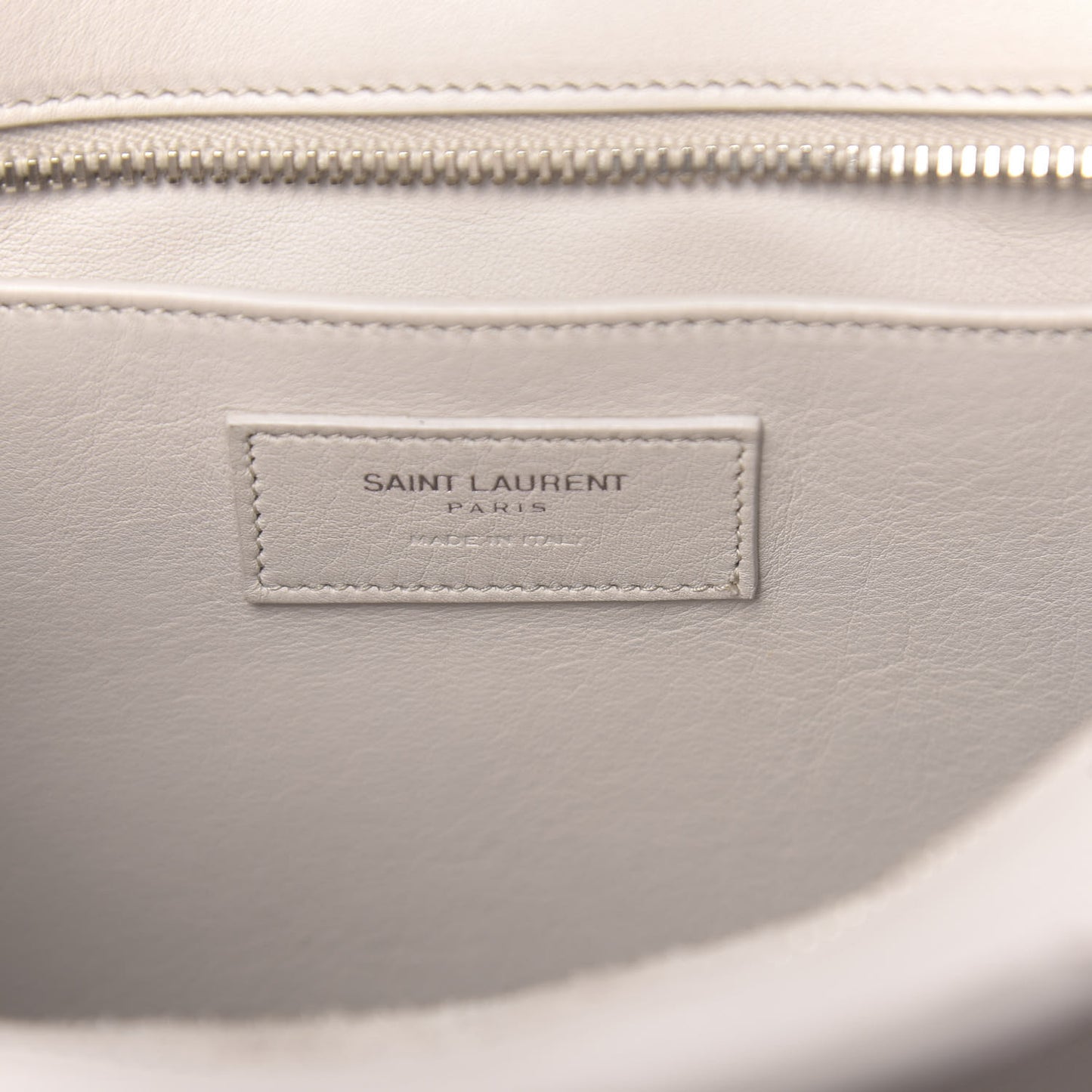 Smooth Calfskin Baby Monogram Cabas Gris Perle