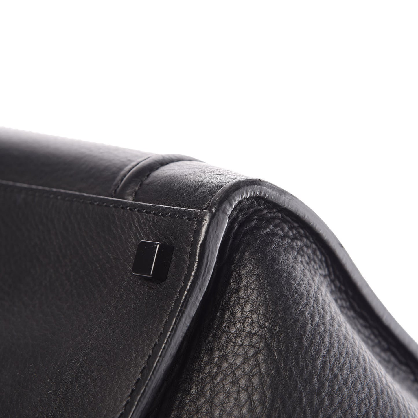 Supple Calfskin Medium Phantom Luggage Black