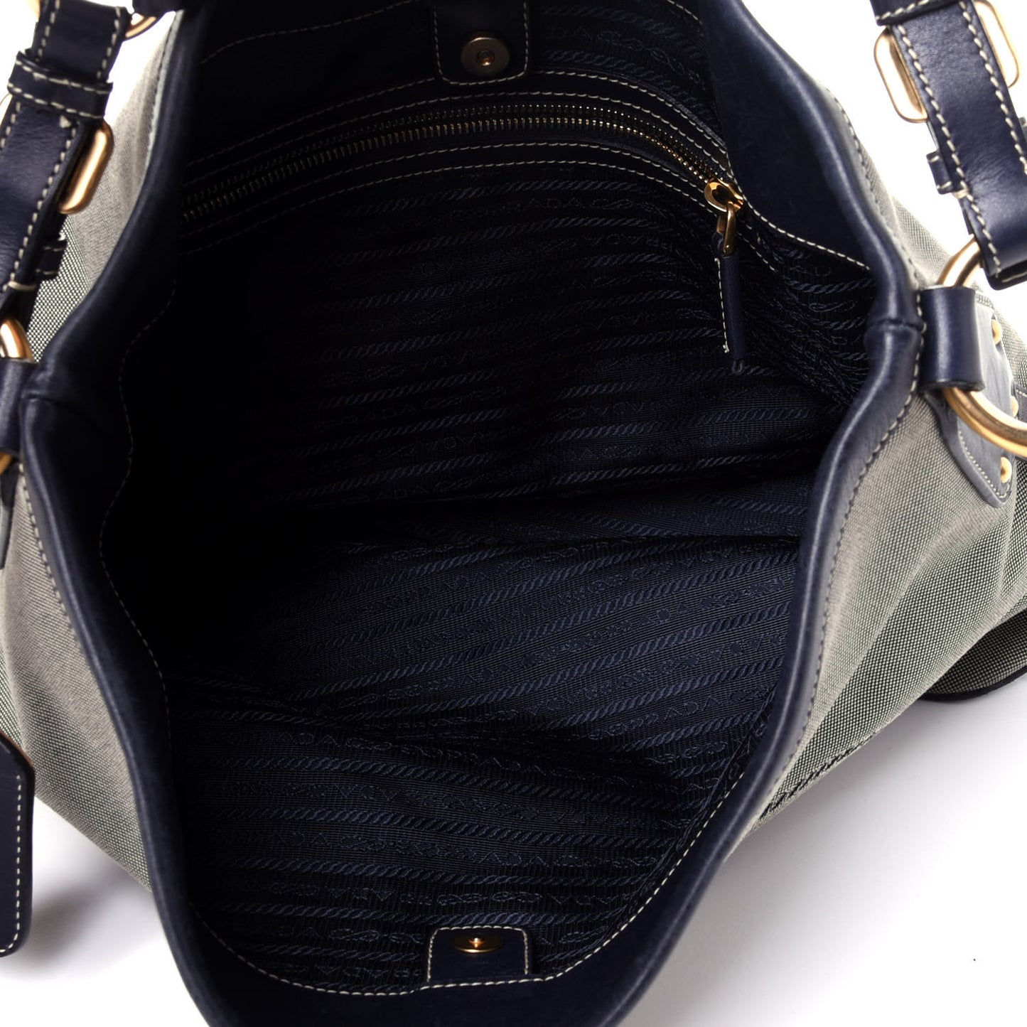 Jacquard Logo Hobo Corda Navy