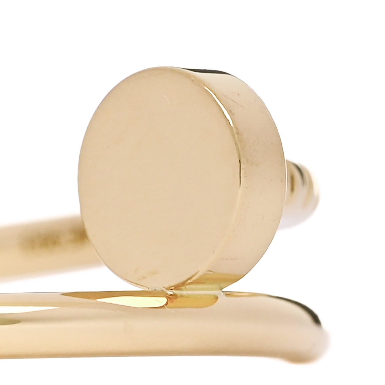 Cartier 18K Yellow Gold Small Juste Un Clou Ring 54 7 4 of 6