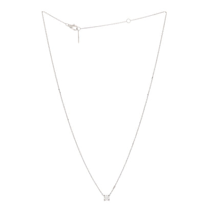 Cartier 18K White Gold Diamond .30ct C De Cartier Pendant Necklace 3 of 5