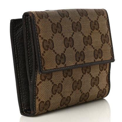 Gucci Monogram D Ring Compact Wallet Dark Brown 3 of 18