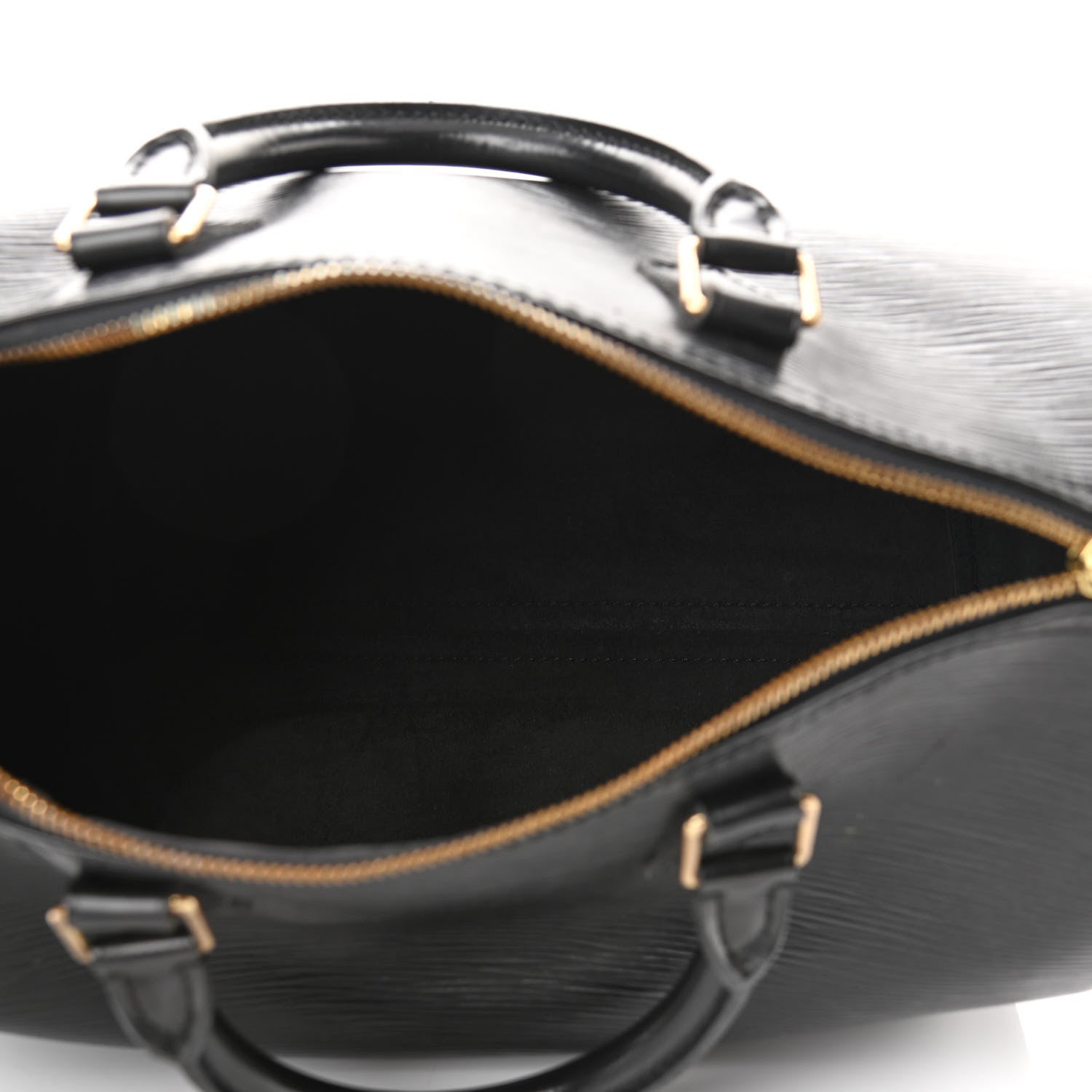 Louis Vuitton Epi Speedy 30 Black 5 of 13