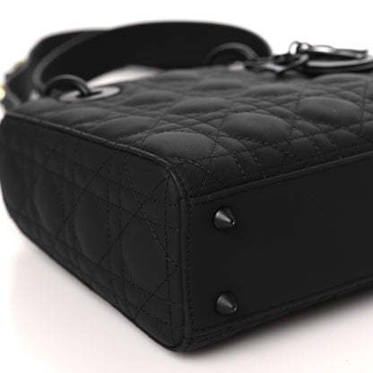 Christian Dior Ultra Matte Calfskin Cannage Small My ABCDior Lady Dior Black 8 of 9