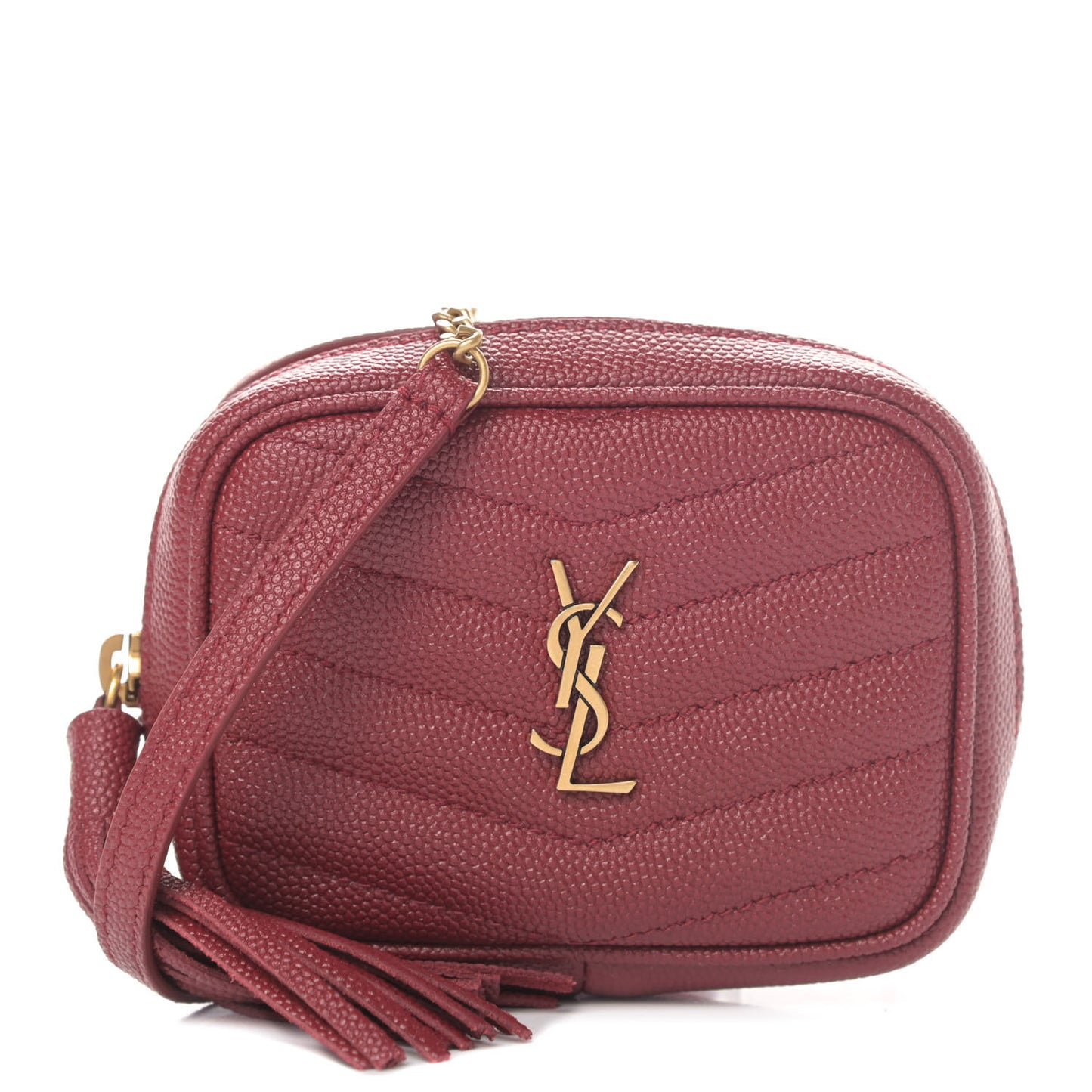 Grain De Poudre Matelasse Monogram Baby Lou Camera Bag Vinyle