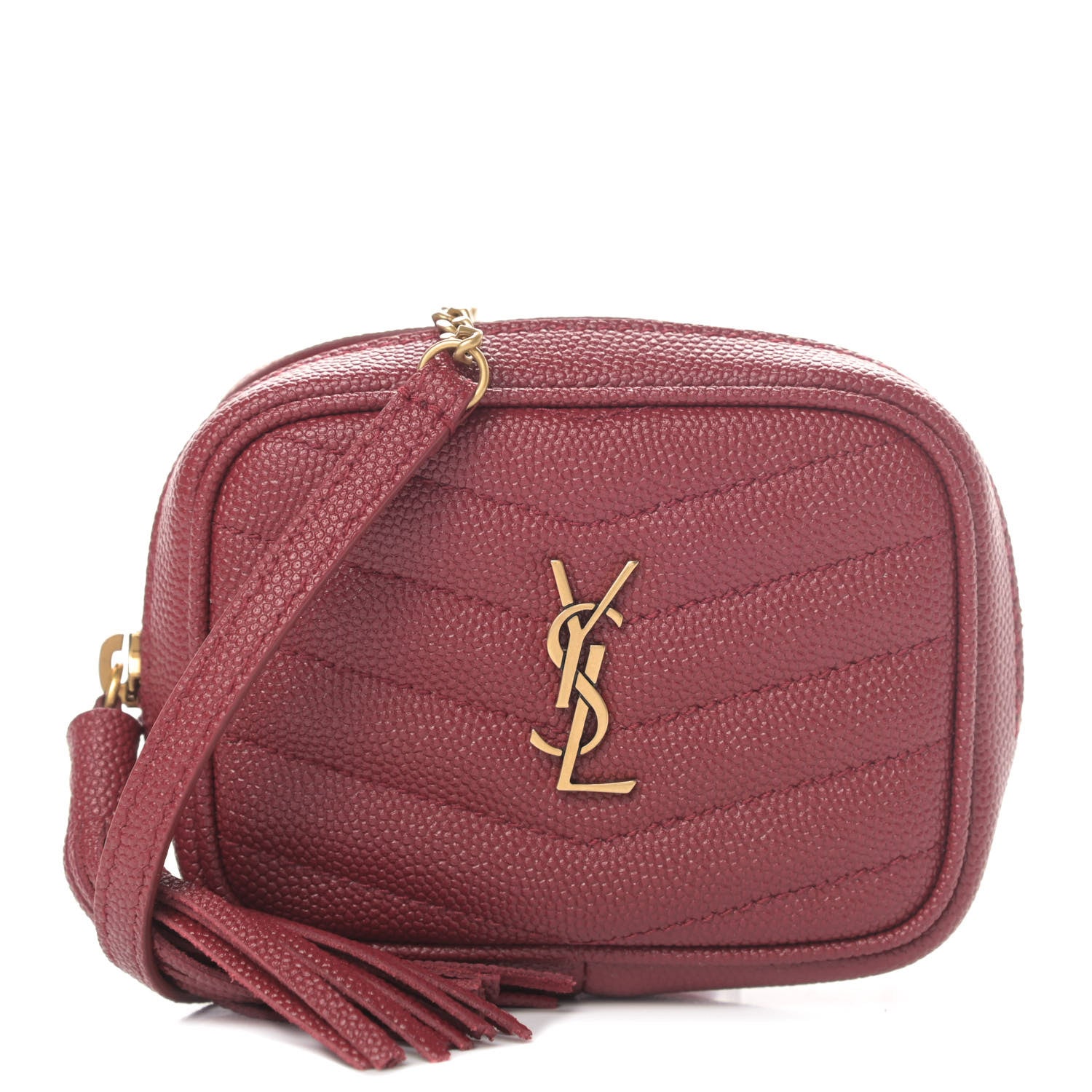 Saint Laurent Grain De Poudre Matelasse Monogram Baby Lou Camera Bag Vinyle 1 of 5