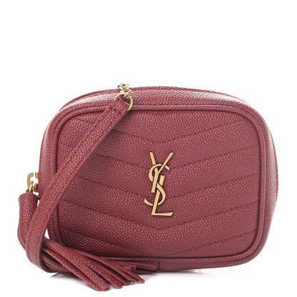 Saint Laurent Grain De Poudre Matelasse Monogram Baby Lou Camera Bag Vinyle 1 of 5