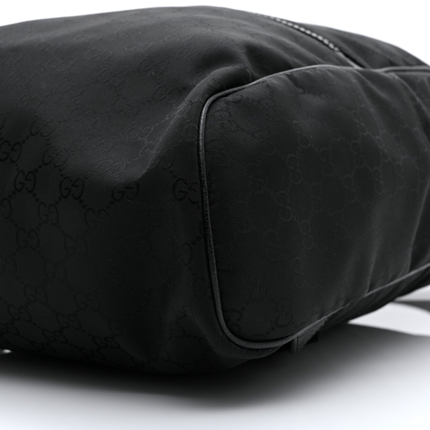 Gucci Nylon Monogram Slim Backpack Black 10 of 11