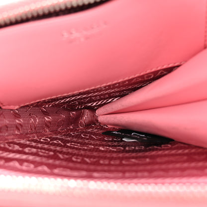 Prada Saffiano Mini Triangle Crossbody Pouch Petalo 5 of 12