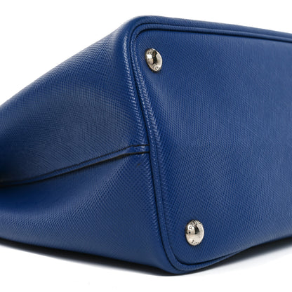 Prada Saffiano Cuir Small Double Bag Inchiostro Fuoco 8 of 9