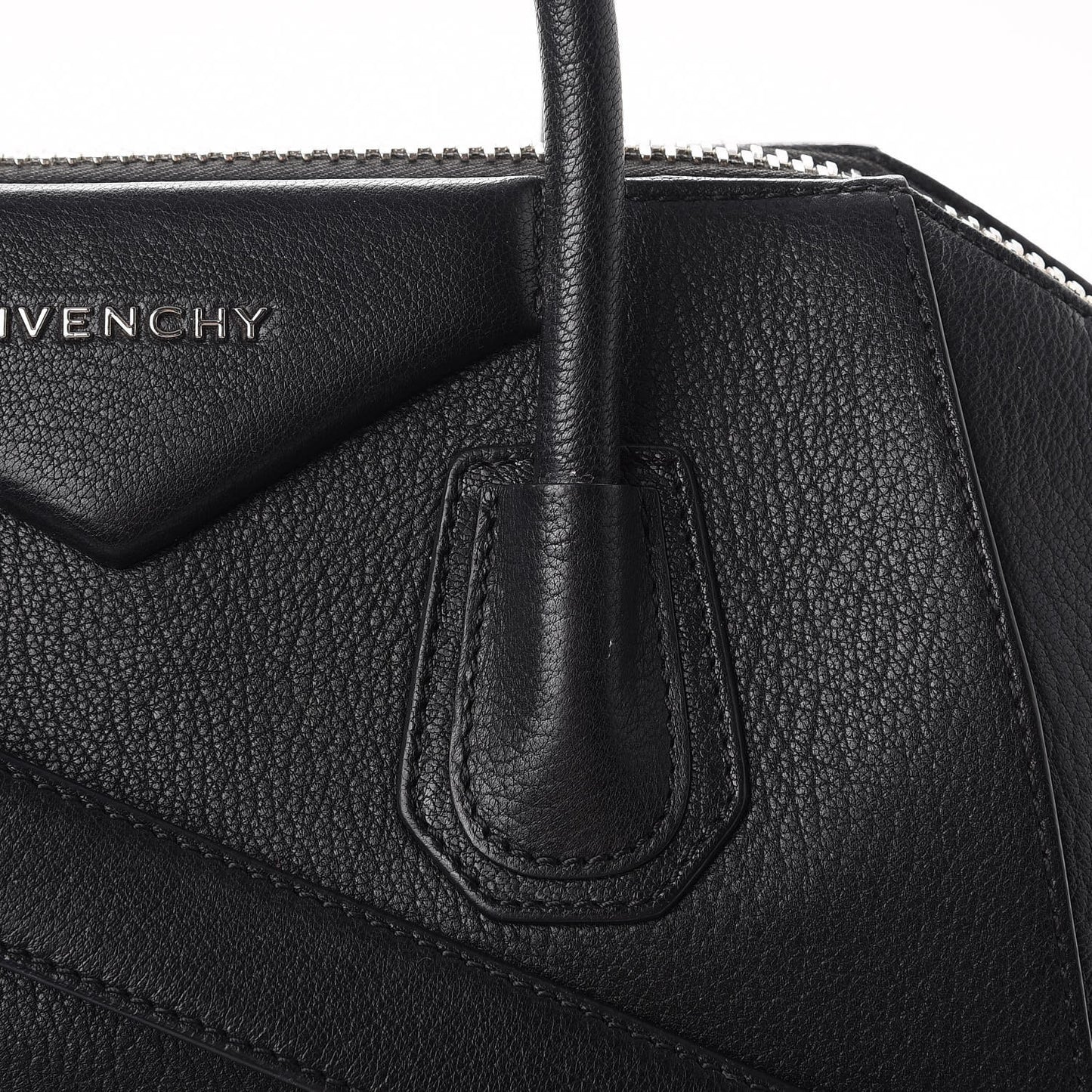 Sugar Goatskin Small Antigona Black