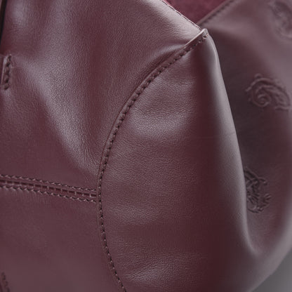 Chloe Smooth Calfskin Embossed Tao Zipped Tote Burnt Brown 10 of 10
