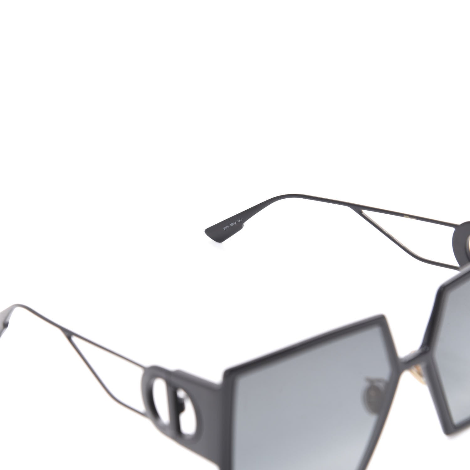 Christian Dior Square 30 Montaigne Sunglasses Black 8 of 10