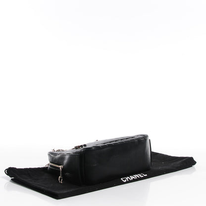 Chanel Lambskin Vertical Quilted Mademoiselle Small Camera Case Black 5 of 10