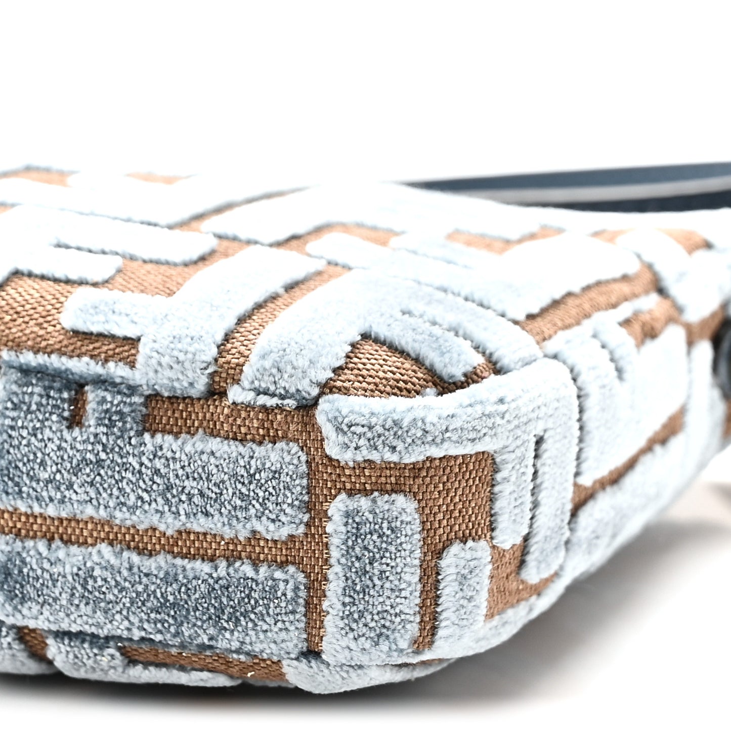 Velvet Jacquard FF Baguette Pouch Anice