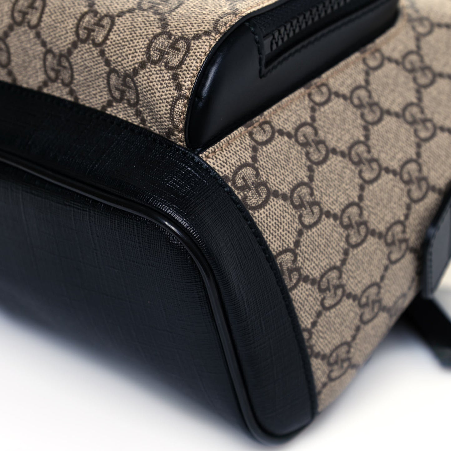 GG Supreme Monogram Small Eden Day Backpack Black