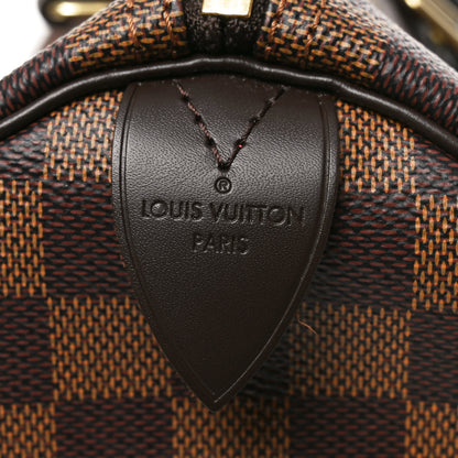 Louis Vuitton Damier Ebene Speedy 30 6 of 10