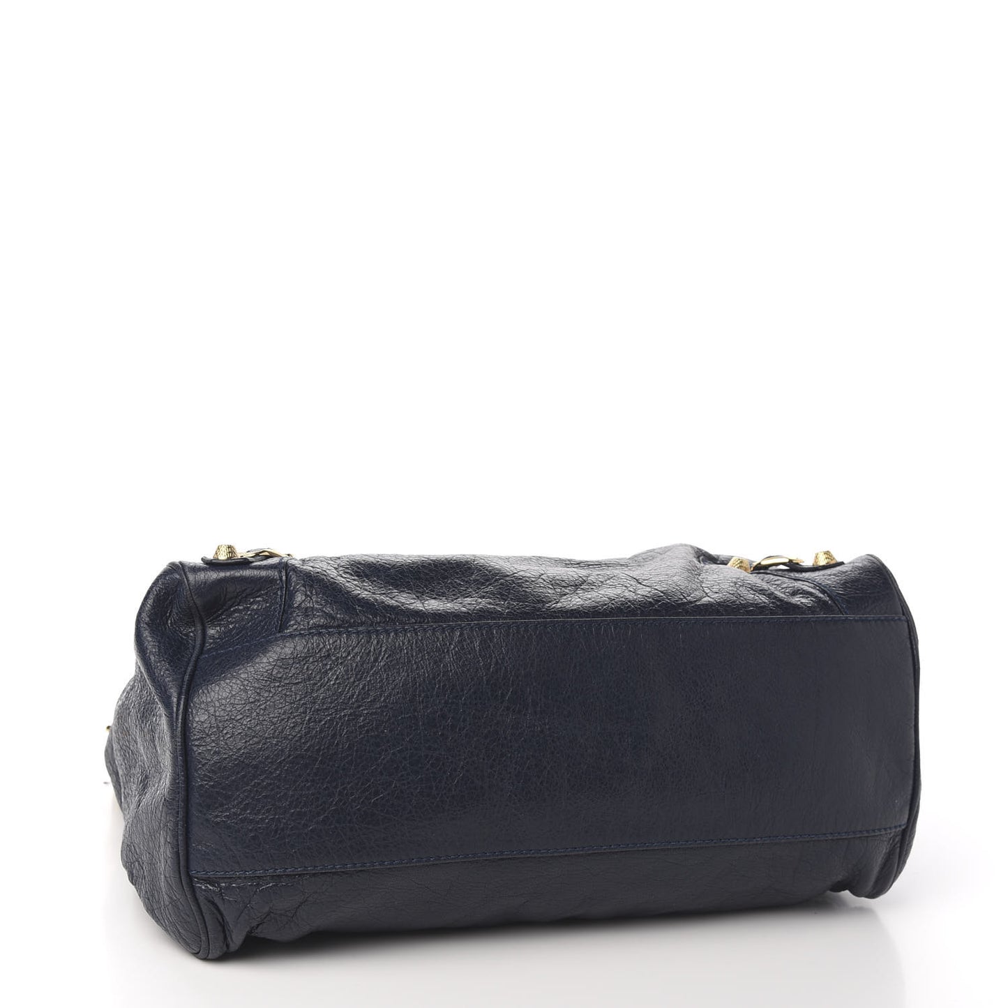 Agneau Giant 12 Gold Hardware Velo Bleu Obscur