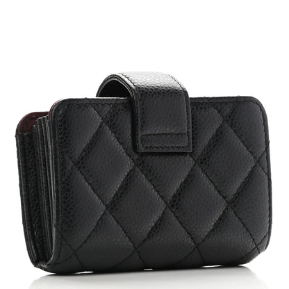 Chanel Caviar Quilted Gusseted Card Holder Black 3 of 8