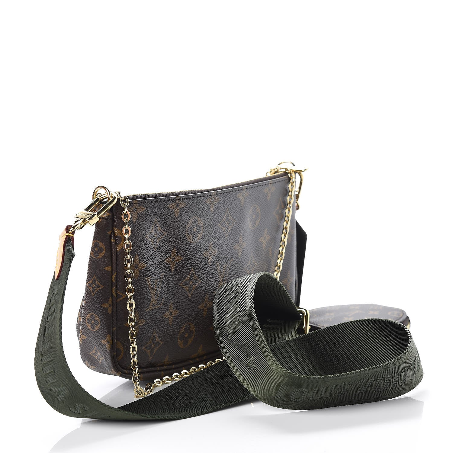 Louis Vuitton Monogram Multi Pochette Accessories Kaki 3 of 16