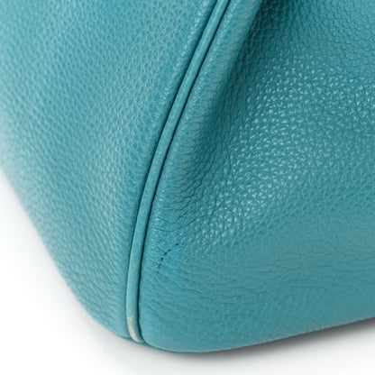 Hermes Togo Birkin 30 Blue Jean 16 of 17