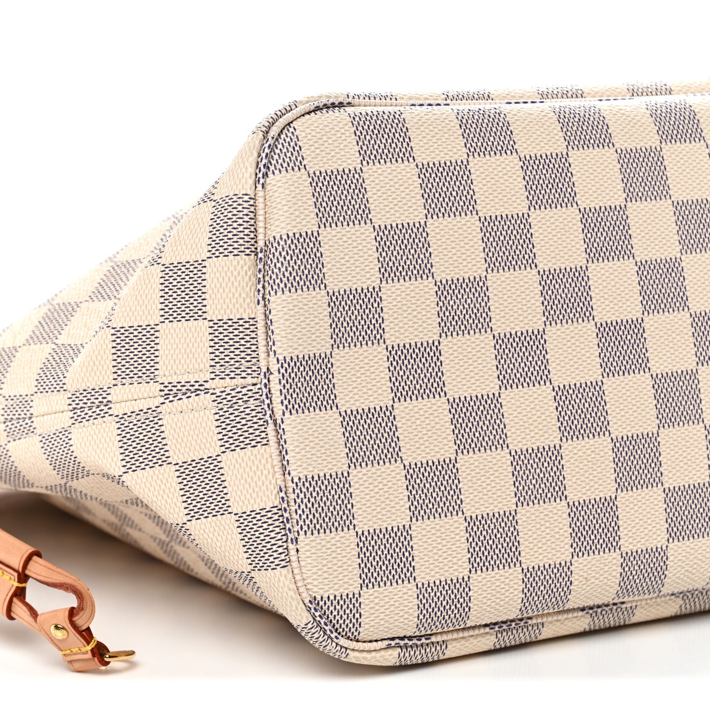 Damier Azur Neo Neverfull MM Rose Ballerine