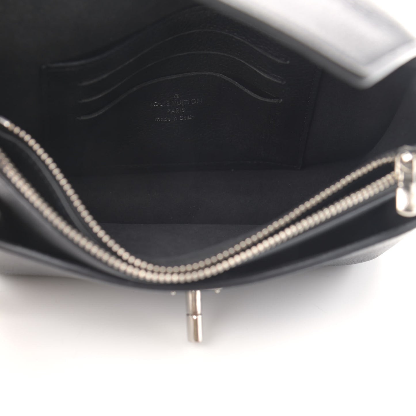 Soft Calfskin My Lockme Chain Pochette Black