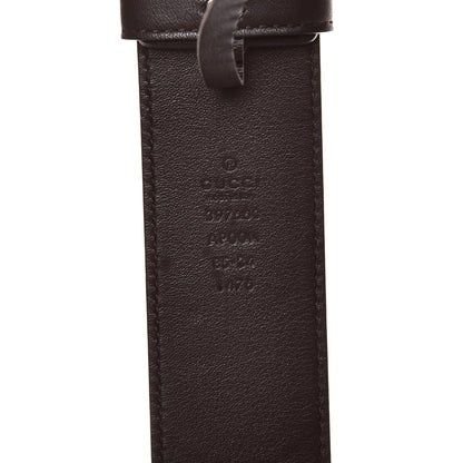 Gucci Calfskin Double G 40mm Belt 85 34 Dark Cocoa 6 of 8