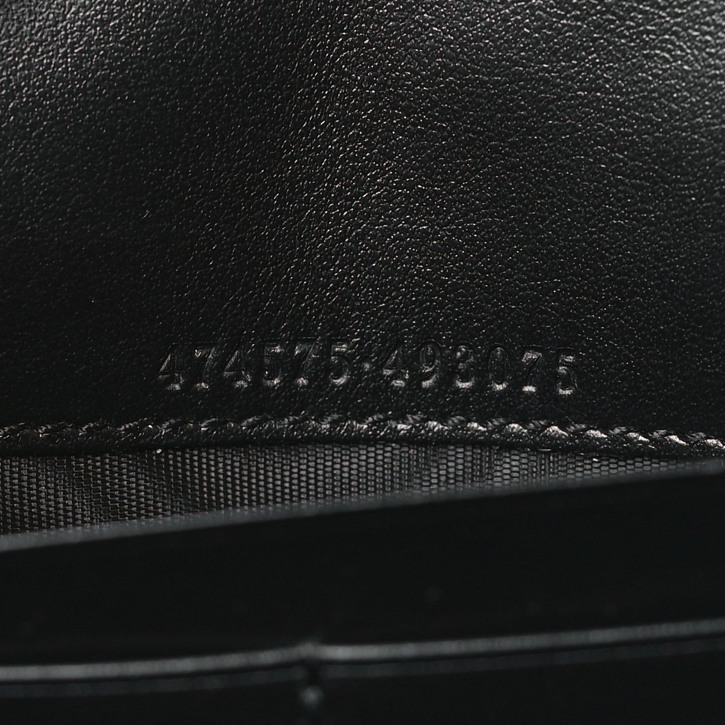 Calfskin Matelasse GG Marmont Chain Wallet Black