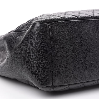Chanel Caviar Quilted Grand Shopping Tote GST Black 9 of 12