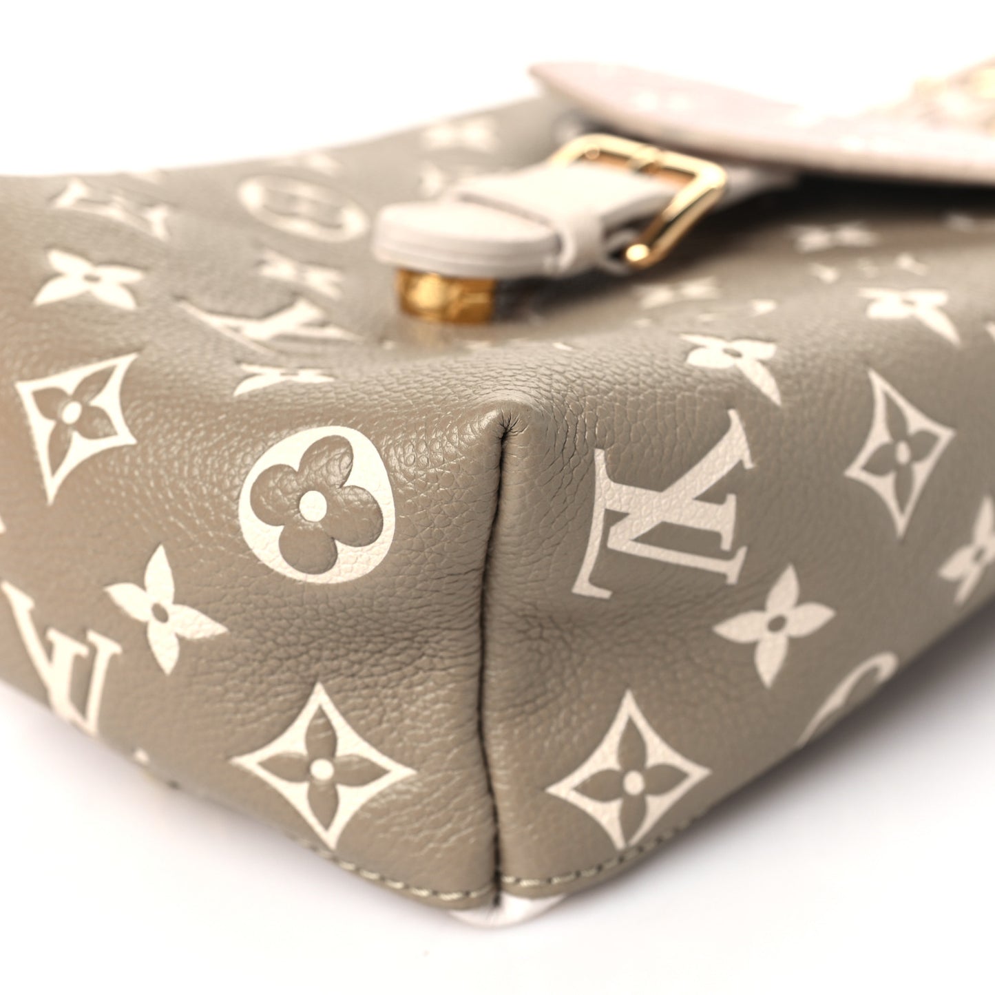 Empreinte Monogram Spring in the City Tiny Backpack Kaki Beige Cream