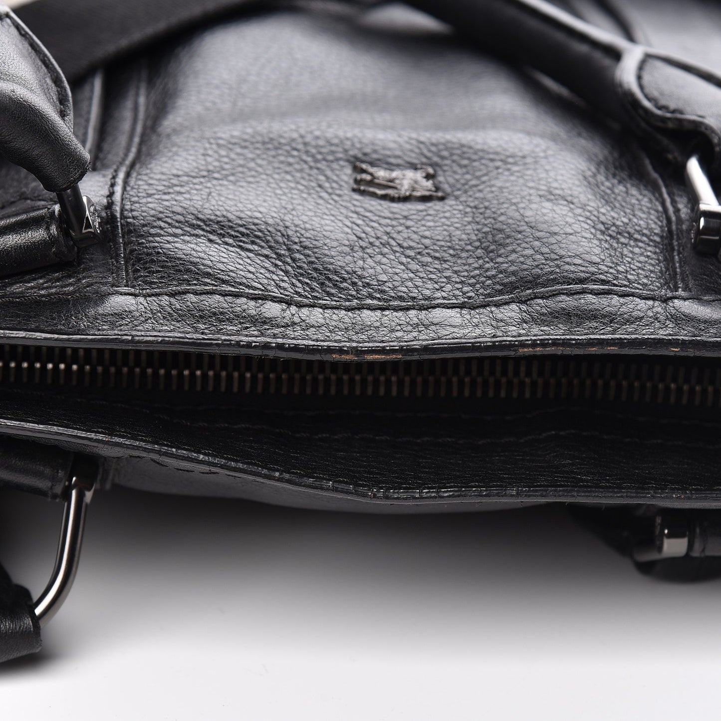 Grainy Calfskin Tote Black